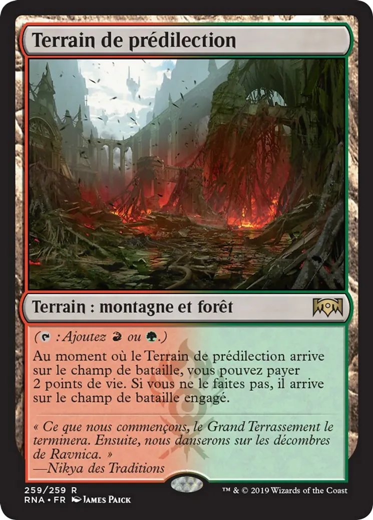 Terrain de prédilection — Ravnica Allegiance — Magic: The Gathering