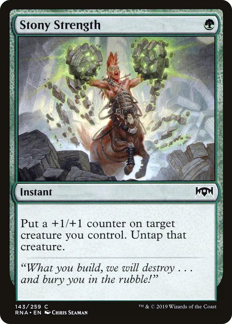 Force de pierre — Ravnica Allegiance — Magic: The Gathering