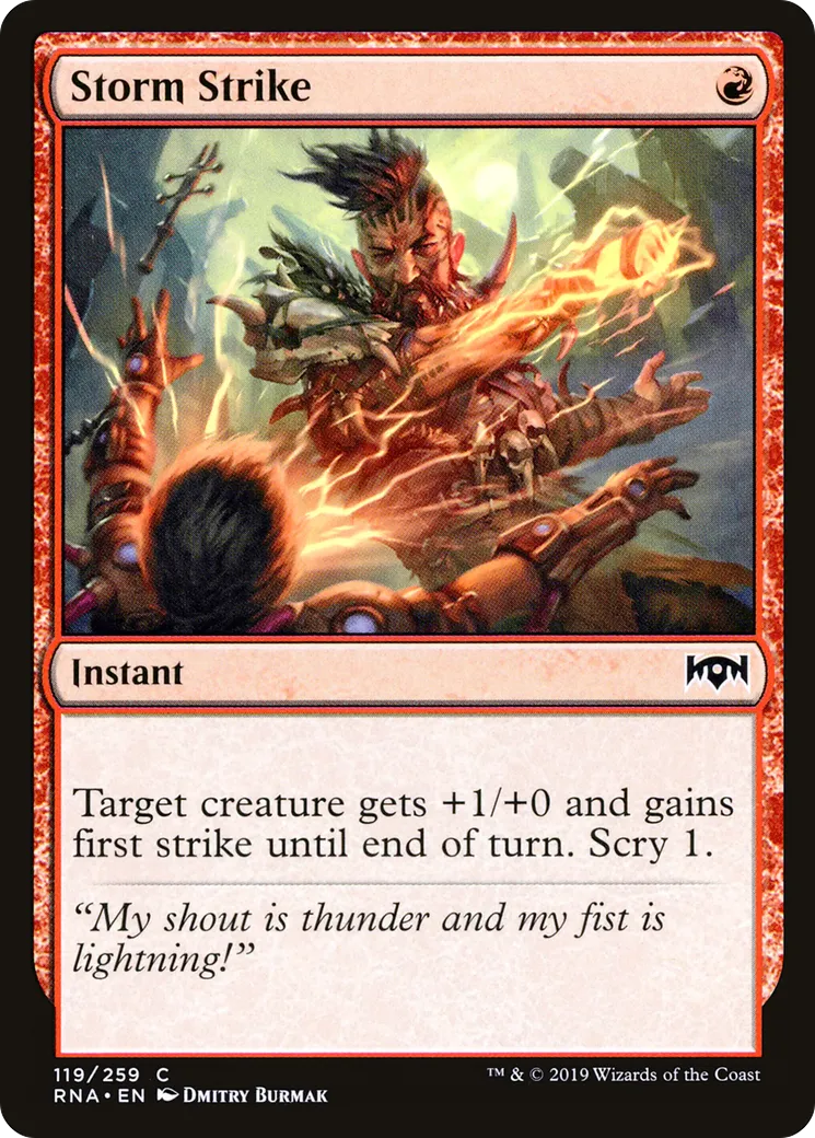 Storm Strike — Ravnica Allegiance — Magic: The Gathering