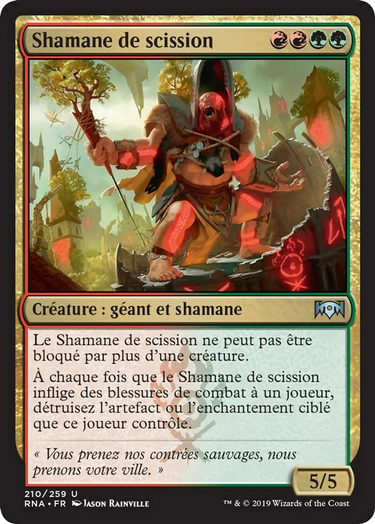 Shamane de scission — Ravnica Allegiance — Magic: The Gathering