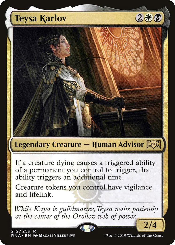 Teysa Karlov — Ravnica Allegiance — Magic: The Gathering