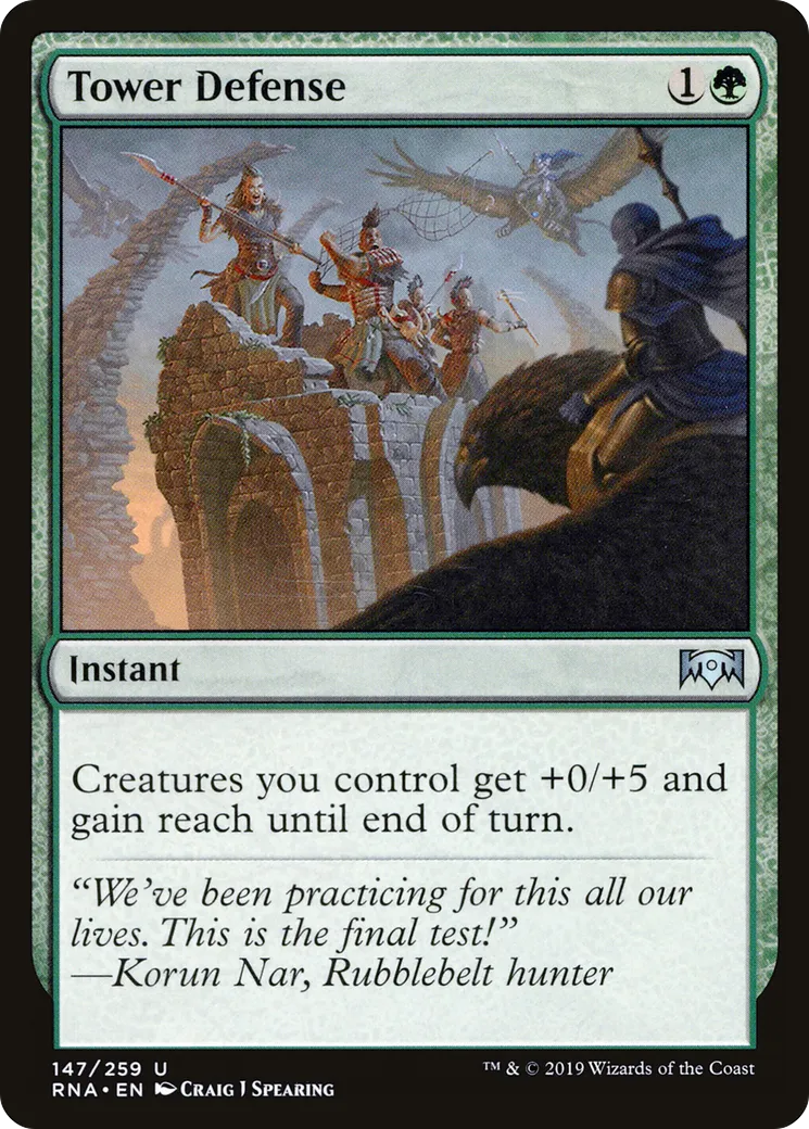Tower Defense — Ravnica Allegiance — Magic: The Gathering