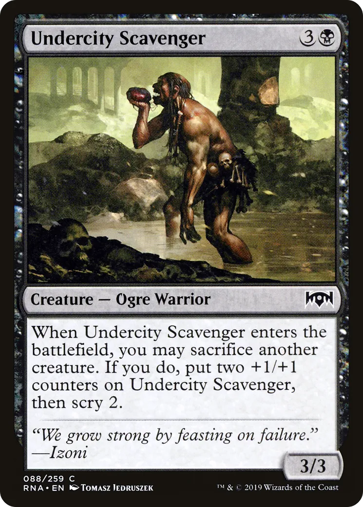 Undercity Scavenger — Ravnica Allegiance — Magic: The Gathering