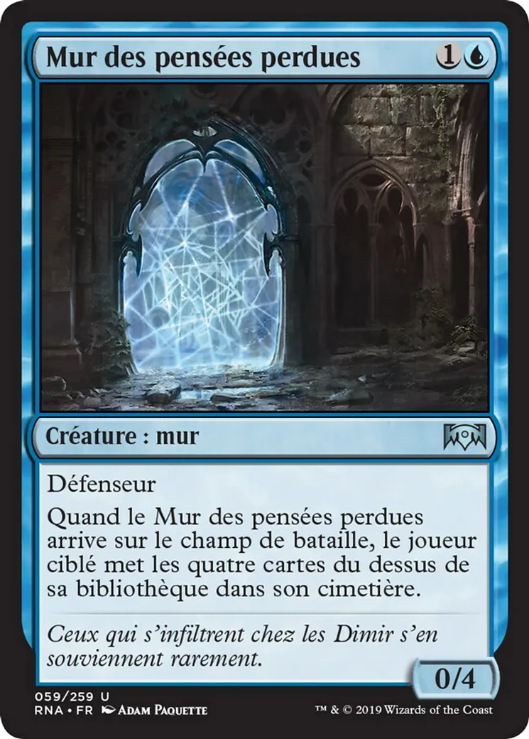 Mur des pensées perdues — Ravnica Allegiance — Magic: The Gathering