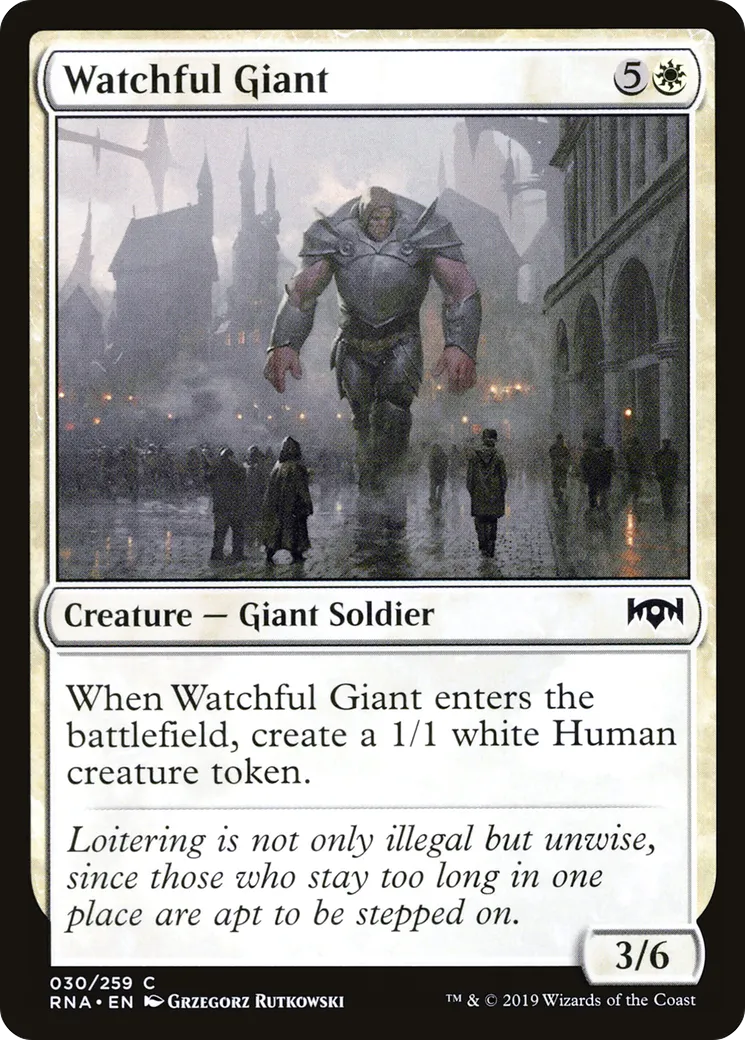 Géant alerte — Ravnica Allegiance — Magic: The Gathering