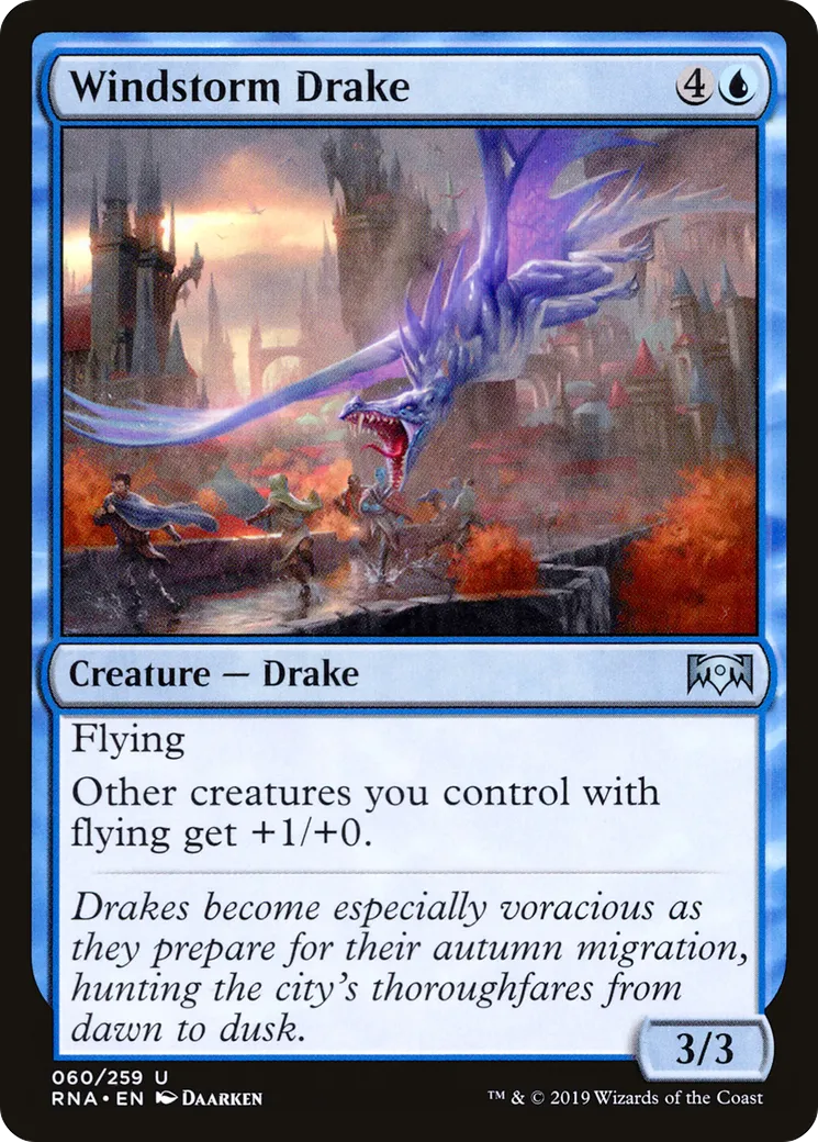 Windstorm Drake — Ravnica Allegiance — Magic: The Gathering