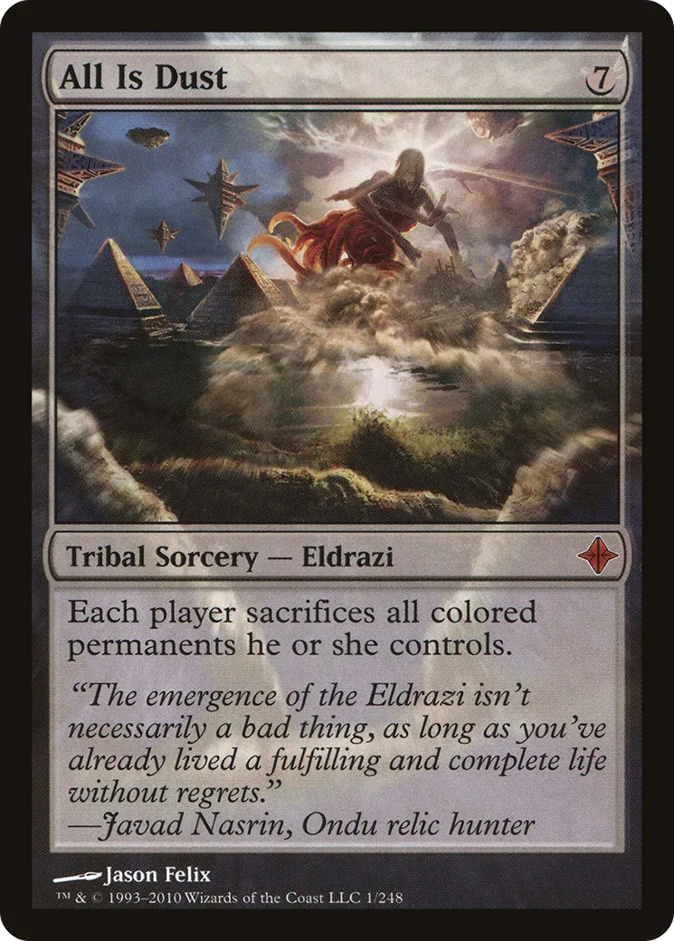 All Is Dust — Rise of the Eldrazi — Magic: The Gathering