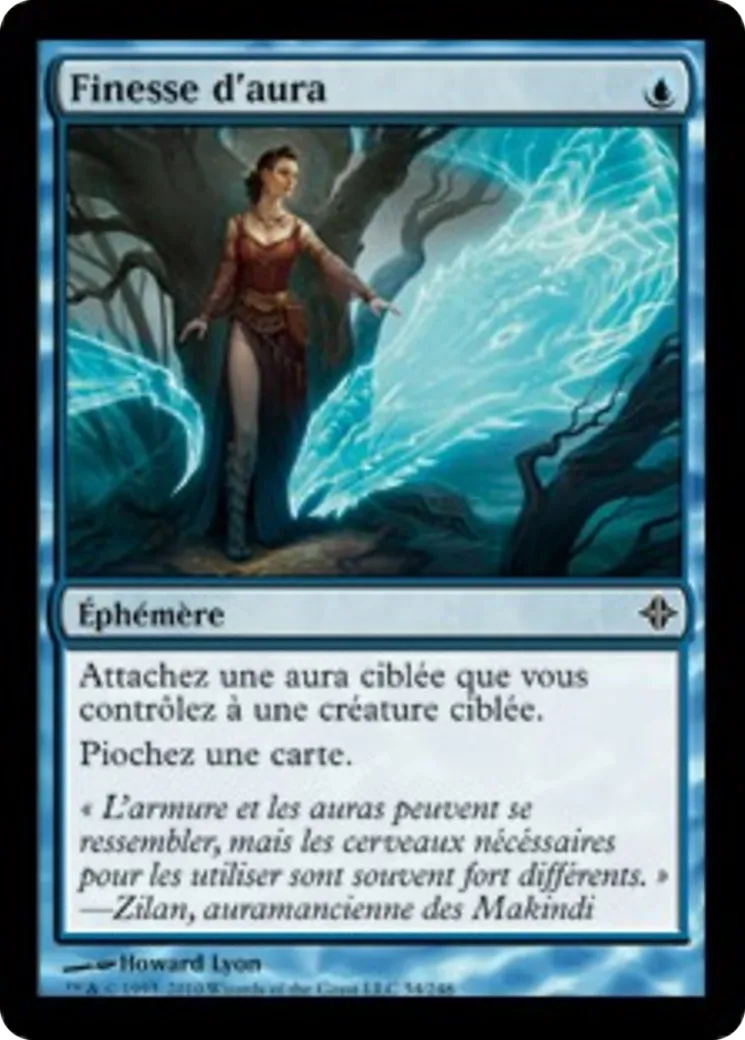 Finesse d'aura — Rise of the Eldrazi — Magic: The Gathering