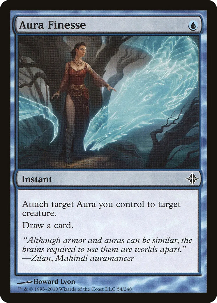 Aura Finesse — Rise of the Eldrazi — Magic: The Gathering