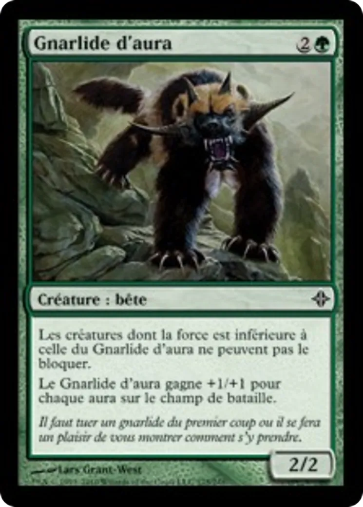 Gnarlide d'aura — Rise of the Eldrazi — Magic: The Gathering