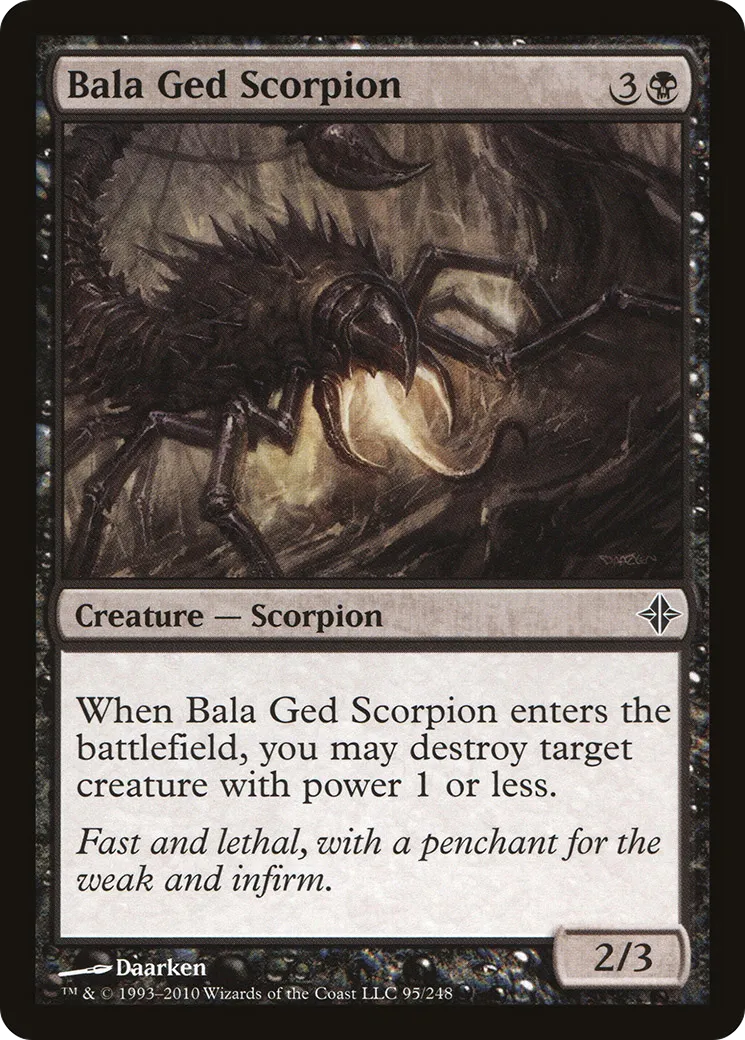 Bala Ged Scorpion — Rise of the Eldrazi — Magic: The Gathering