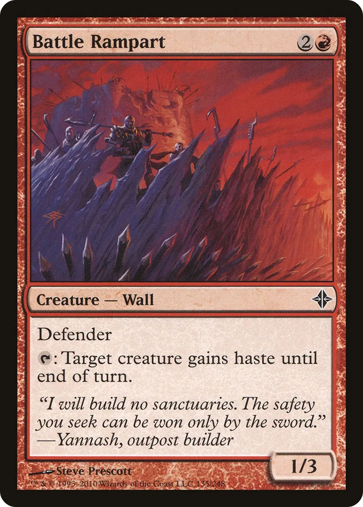 Battle Rampart — Rise of the Eldrazi — Magic: The Gathering