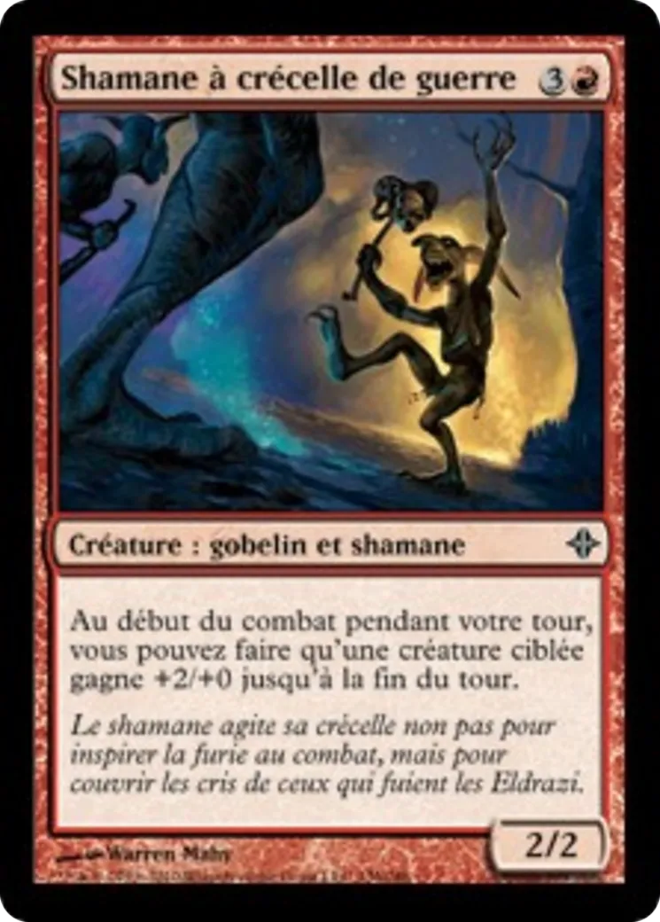 Shamane à crécelle de guerre — Rise of the Eldrazi — Magic: The Gathering