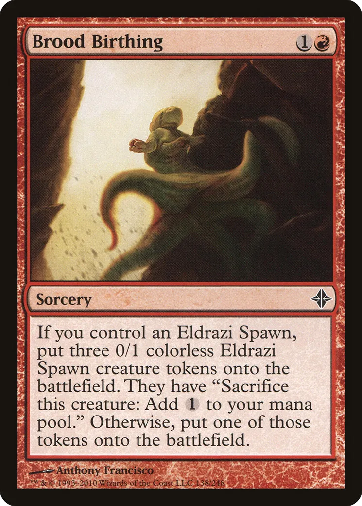 Brood Birthing — Rise of the Eldrazi — Magic: The Gathering