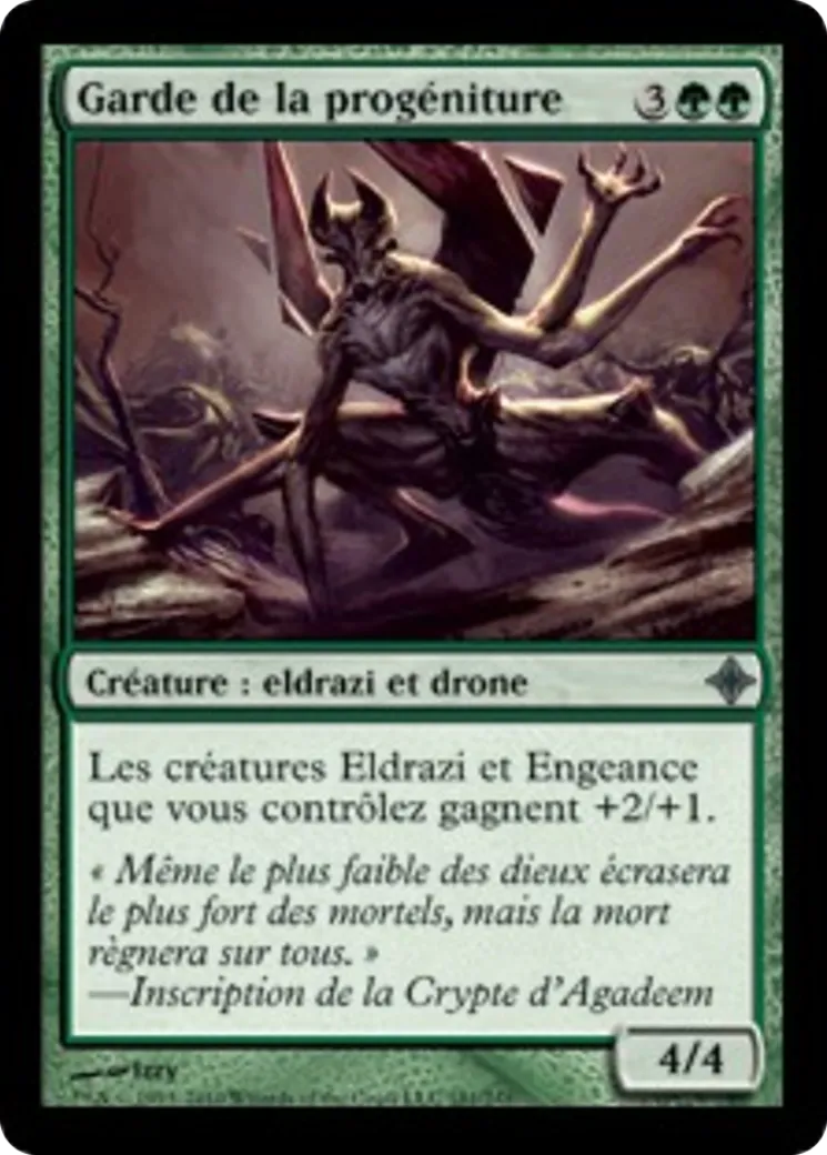 Garde de la progéniture — Rise of the Eldrazi — Magic: The Gathering