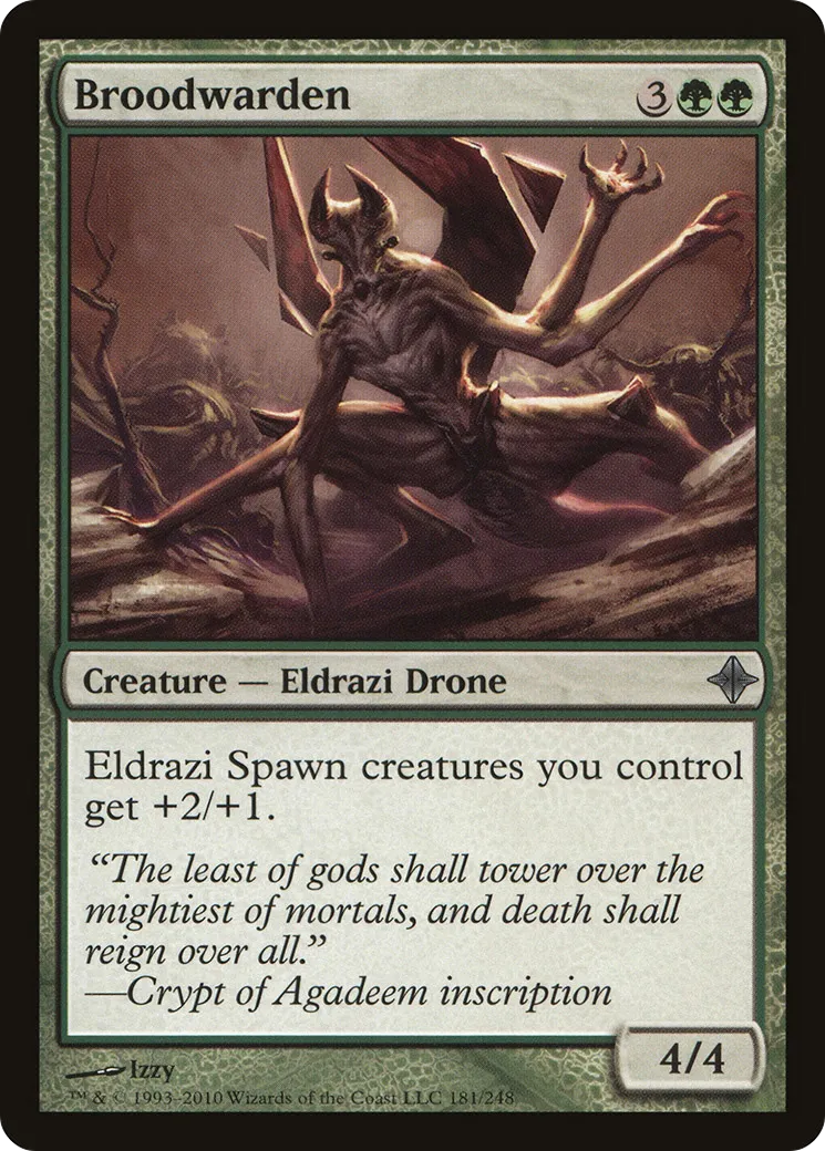 Broodwarden — Rise of the Eldrazi — Magic: The Gathering
