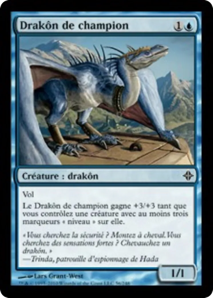 Drakôn de champion — Rise of the Eldrazi — Magic: The Gathering