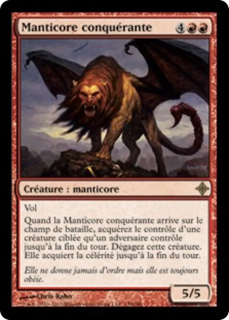 Manticore conquérante — Rise of the Eldrazi — Magic: The Gathering