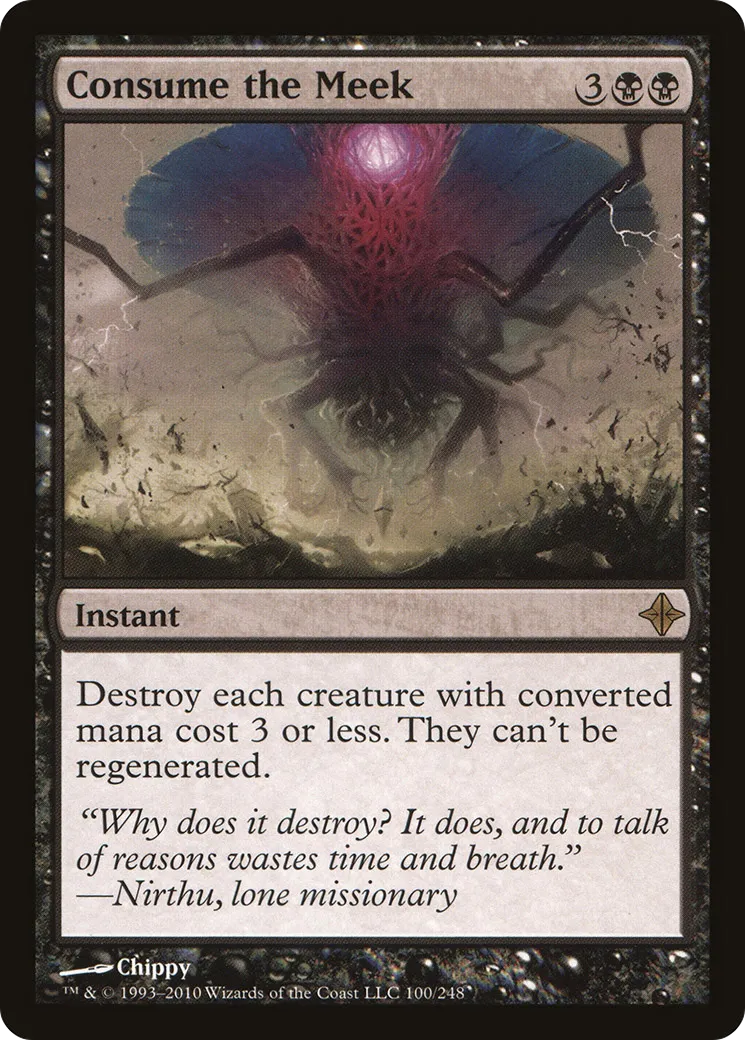 Consume the Meek — Rise of the Eldrazi — Magic: The Gathering