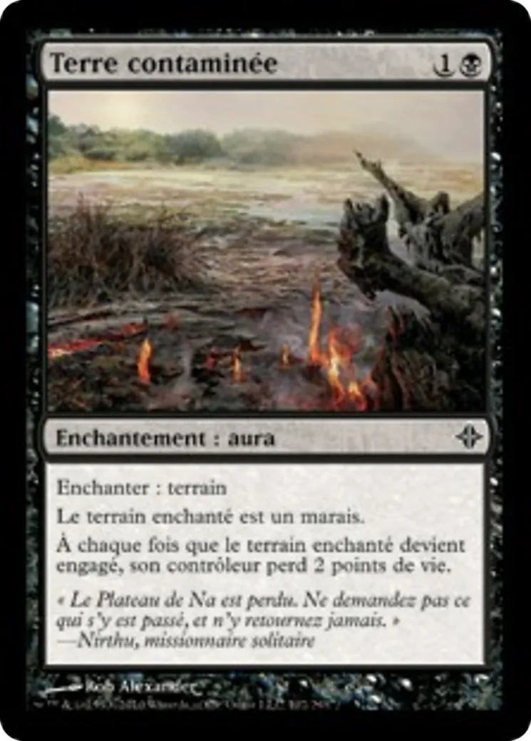 Terre contaminée — Rise of the Eldrazi — Magic: The Gathering