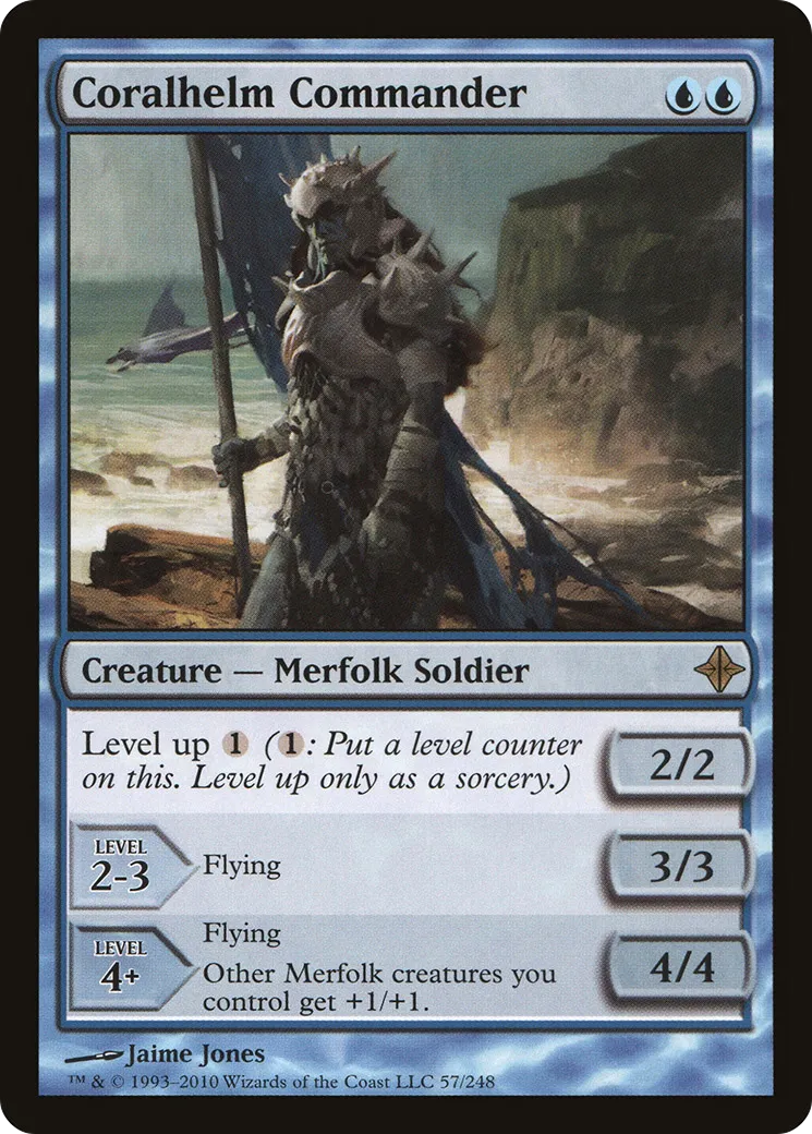 Coralhelm Commander — Rise of the Eldrazi — Magic: The Gathering