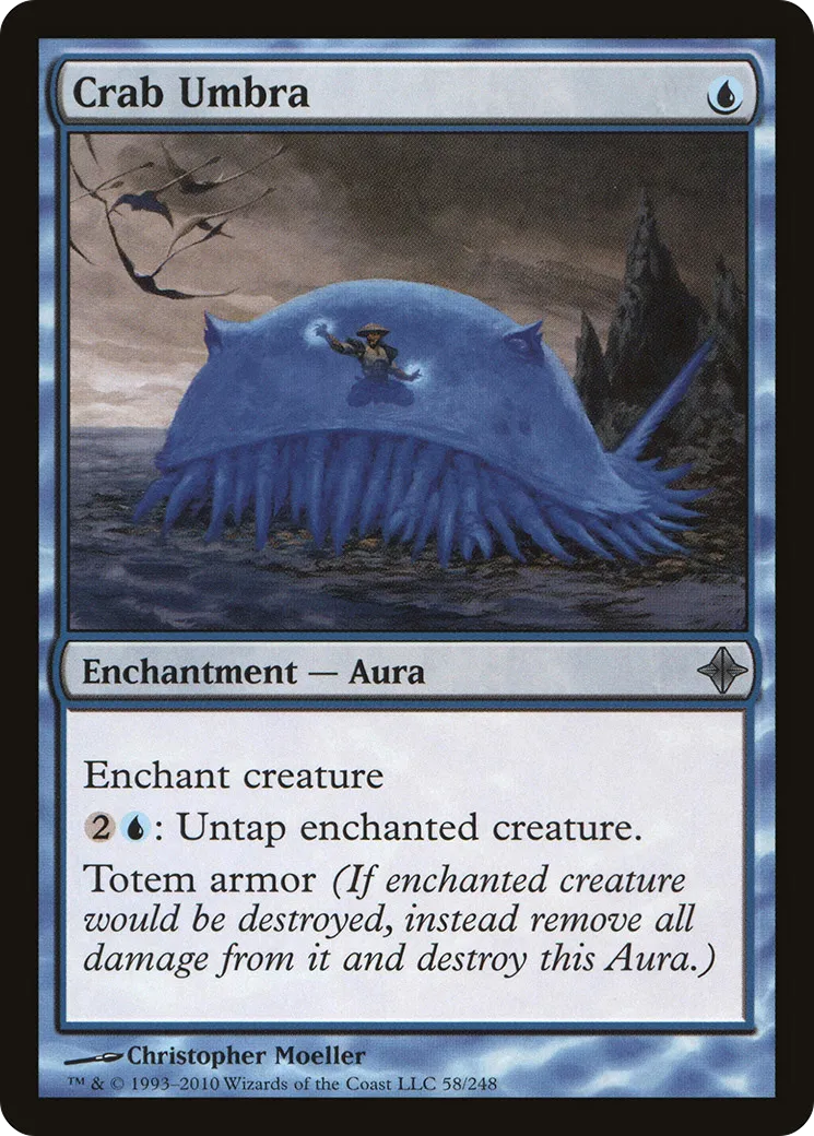 Crab Umbra — Rise of the Eldrazi — Magic: The Gathering