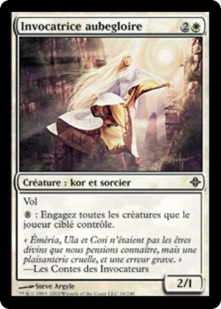 Invocatrice aubegloire — Rise of the Eldrazi — Magic: The Gathering