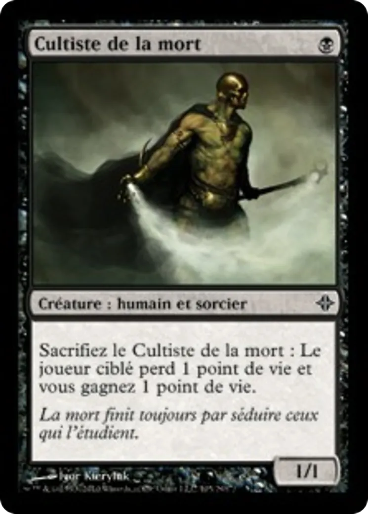 Cultiste de la mort — Rise of the Eldrazi — Magic: The Gathering