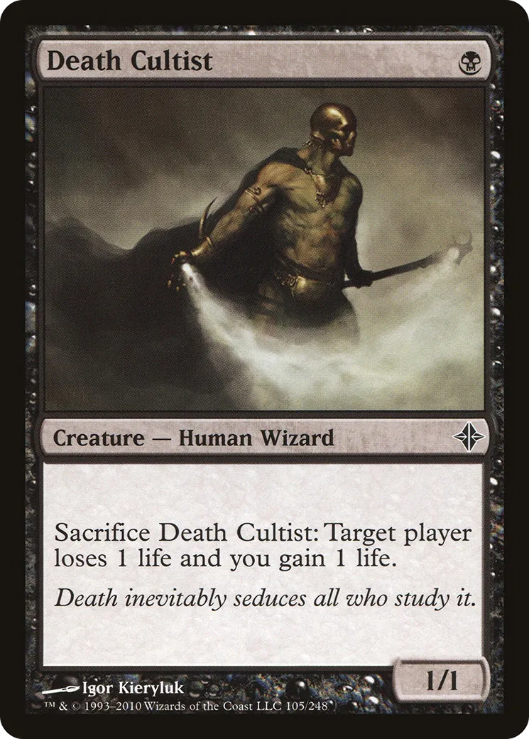 Death Cultist — Rise of the Eldrazi — Magic: The Gathering