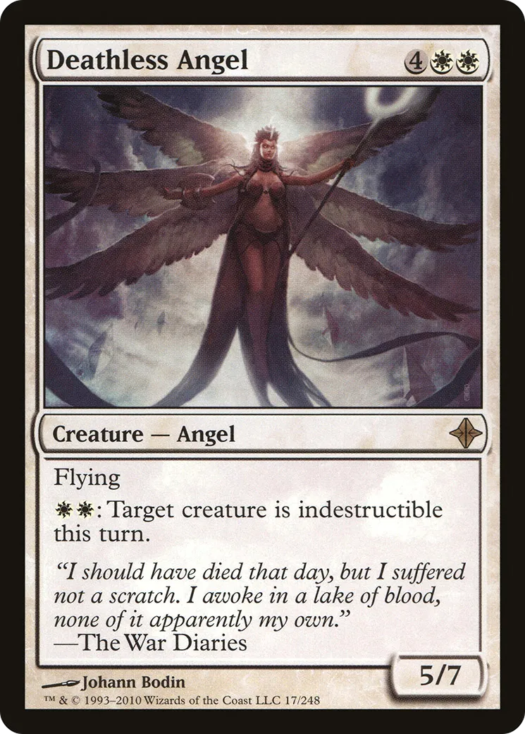 Deathless Angel — Rise of the Eldrazi — Magic: The Gathering