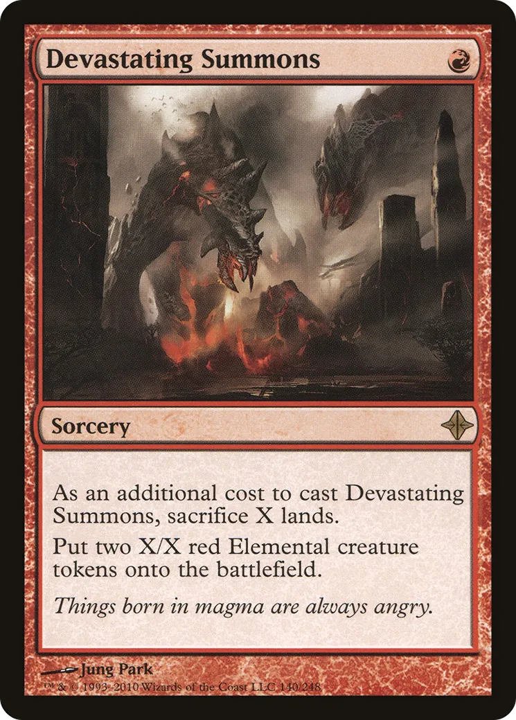 Devastating Summons — Rise of the Eldrazi — Magic: The Gathering