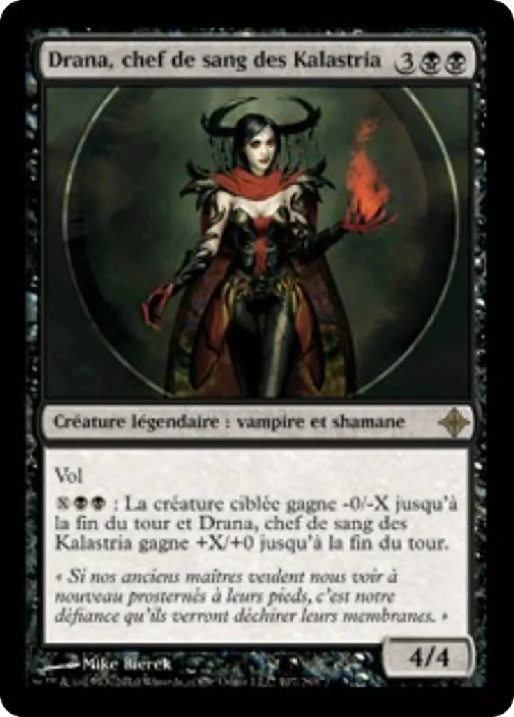 Drana, chef de sang des Kalastria — Rise of the Eldrazi — Magic: The Gathering