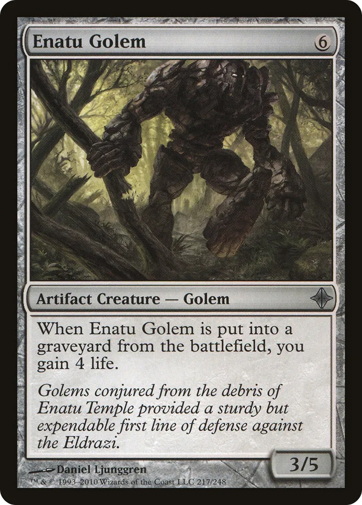 Golem d'Enatu — Rise of the Eldrazi — Magic: The Gathering