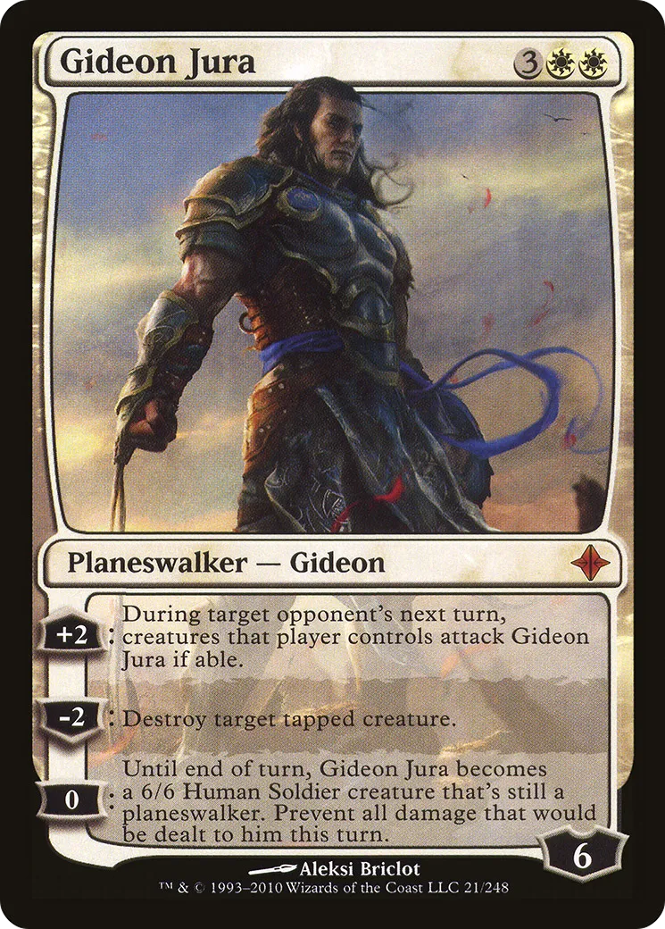 Gideon Jura — Rise of the Eldrazi — Magic: The Gathering