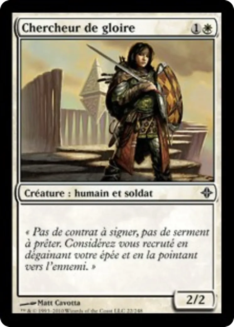 Chercheur de gloire — Rise of the Eldrazi — Magic: The Gathering