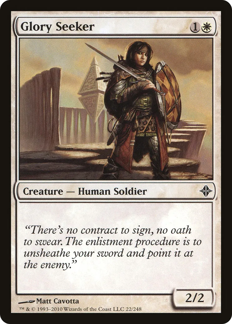 Glory Seeker — Rise of the Eldrazi — Magic: The Gathering