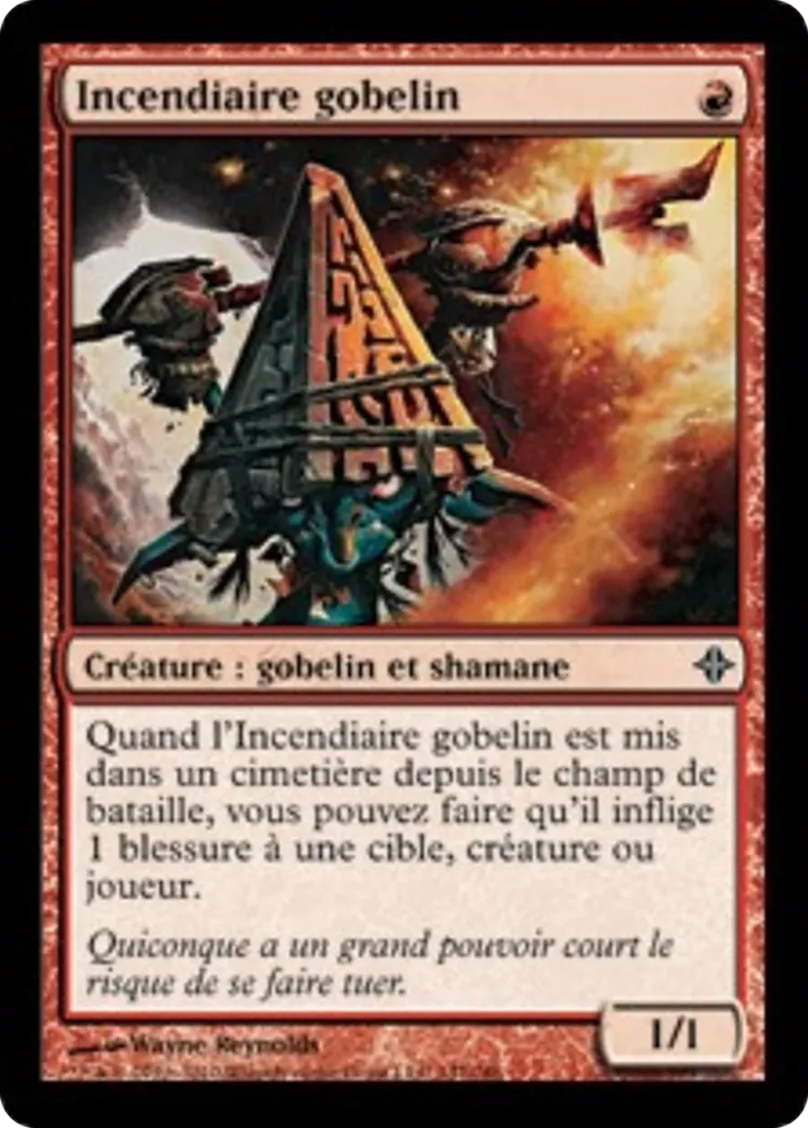 Incendiaire gobelin — Rise of the Eldrazi — Magic: The Gathering
