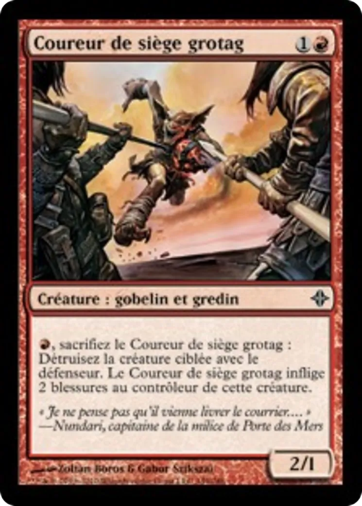 Coureur de siège grotag — Rise of the Eldrazi — Magic: The Gathering