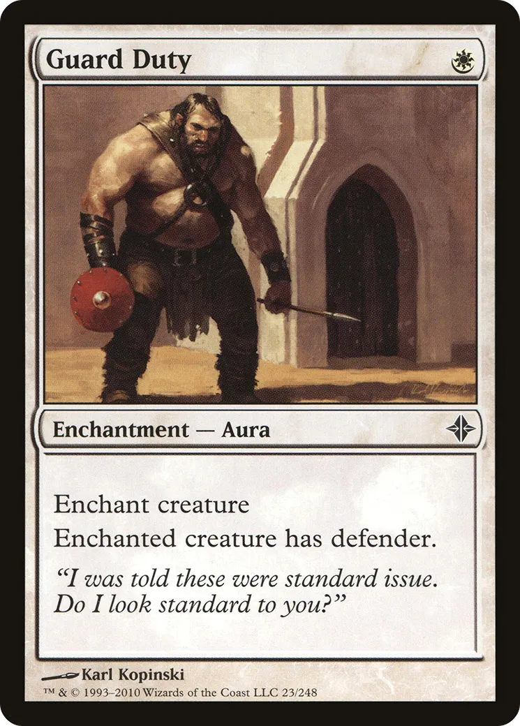 Guard Duty — Rise of the Eldrazi — Magic: The Gathering