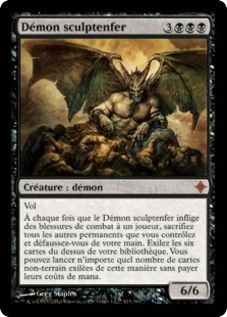 Démon sculptenfer — Rise of the Eldrazi — Magic: The Gathering
