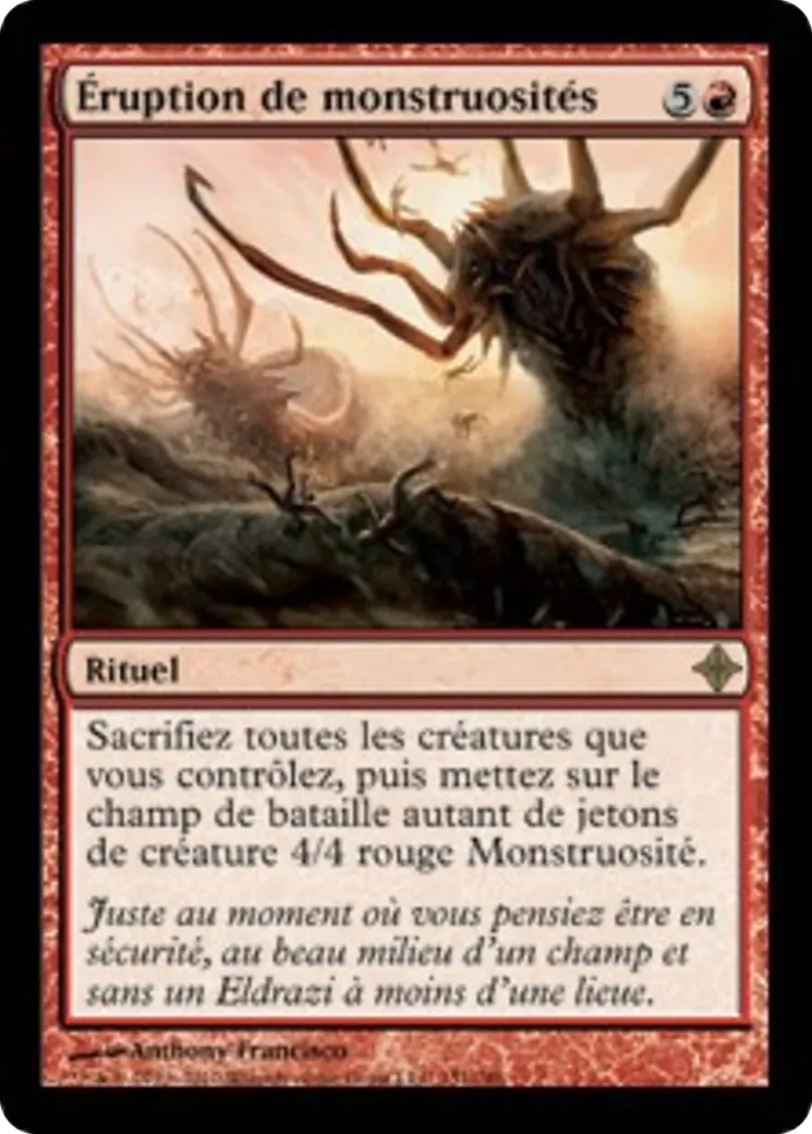 Éruption de monstruosités — Rise of the Eldrazi — Magic: The Gathering