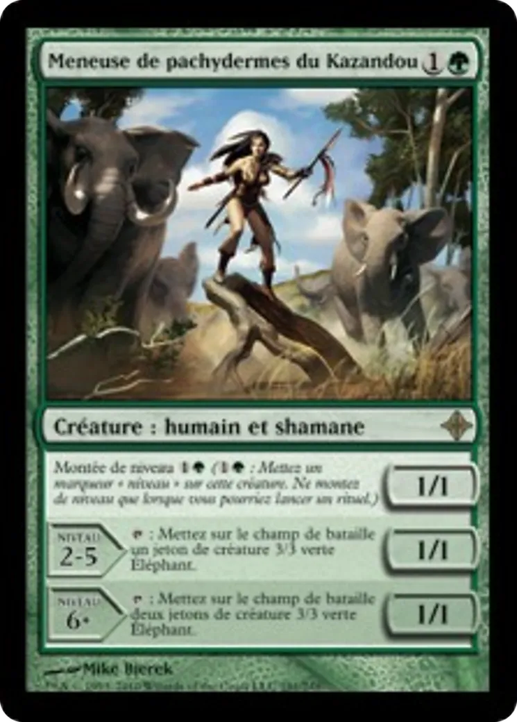Meneuse de pachydermes du Kazandou — Rise of the Eldrazi — Magic: The Gathering