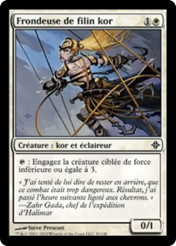 Frondeuse de filin kor — Rise of the Eldrazi — Magic: The Gathering