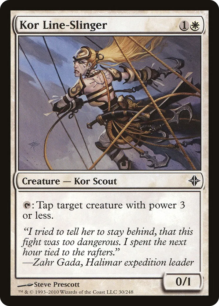 Frondeuse de filin kor — Rise of the Eldrazi — Magic: The Gathering