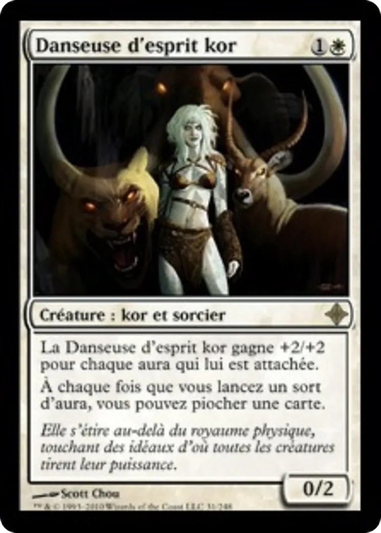 Danseuse d'esprit kor — Rise of the Eldrazi — Magic: The Gathering