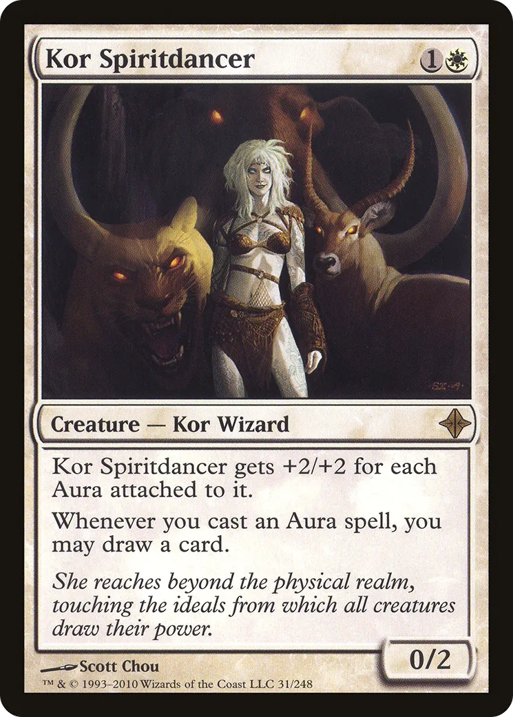 Danseuse d'esprit kor — Rise of the Eldrazi — Magic: The Gathering