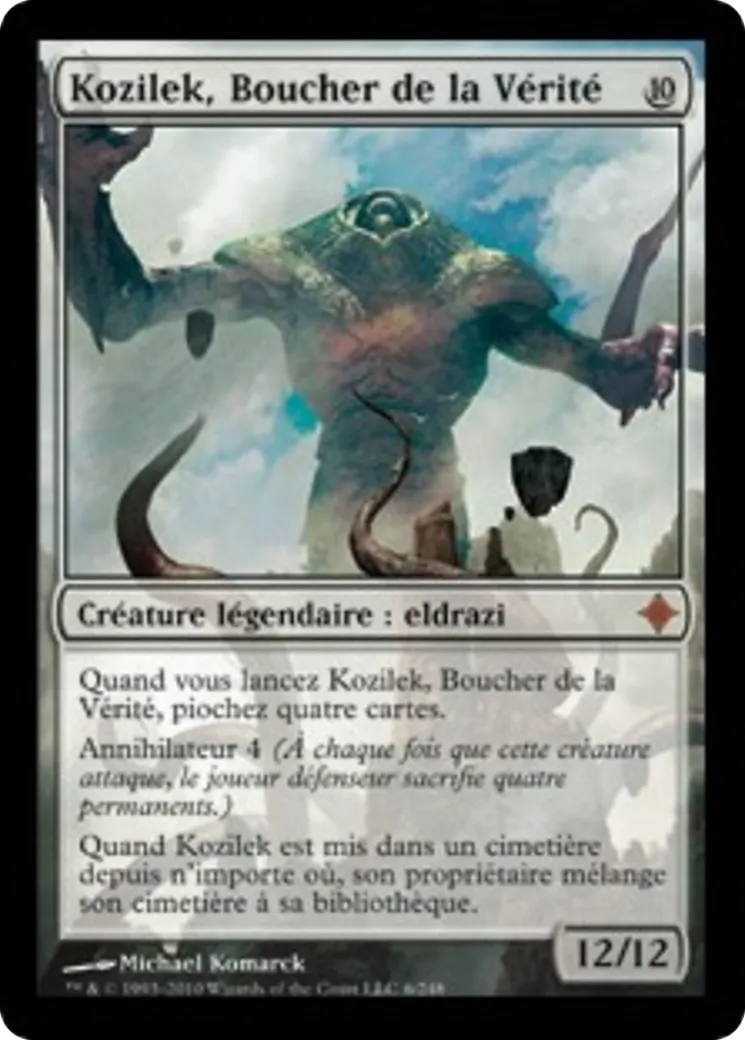 Kozilek, Boucher de la Vérité from Rise of the Eldrazi - Magic: The Gathering
