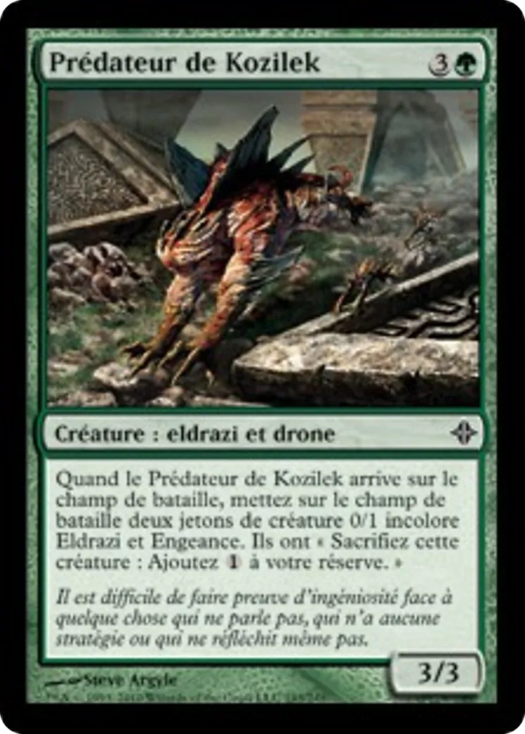 Prédateur de Kozilek — Rise of the Eldrazi — Magic: The Gathering