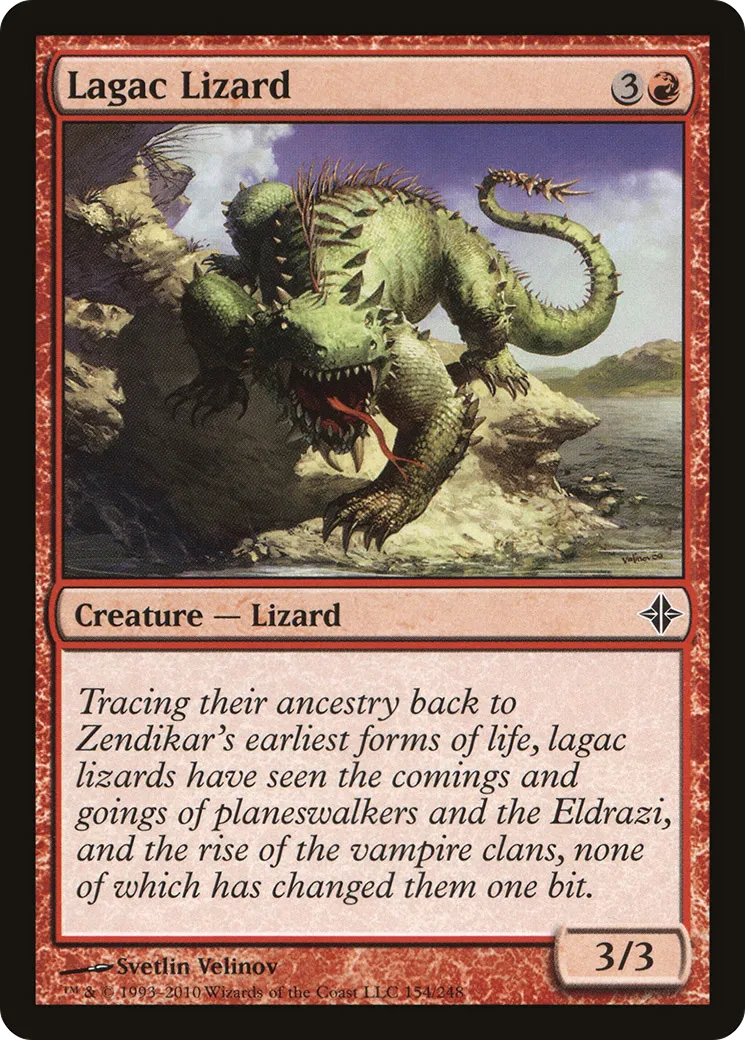Lagac Lizard — Rise of the Eldrazi — Magic: The Gathering