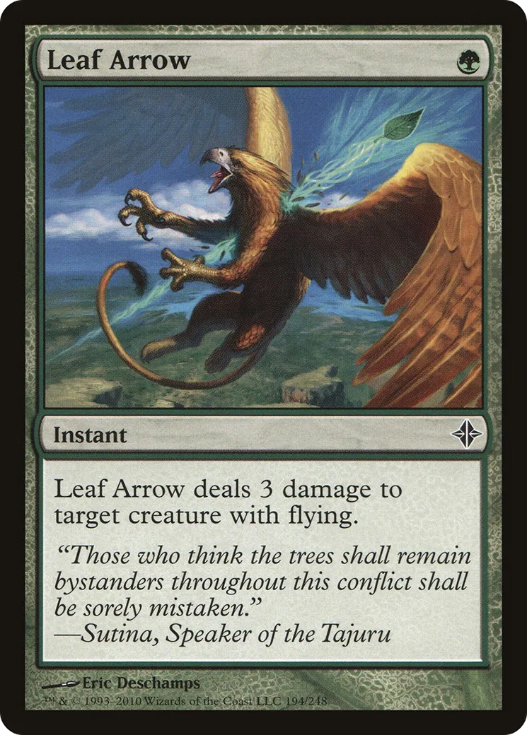 Leaf Arrow — Rise of the Eldrazi — Magic: The Gathering